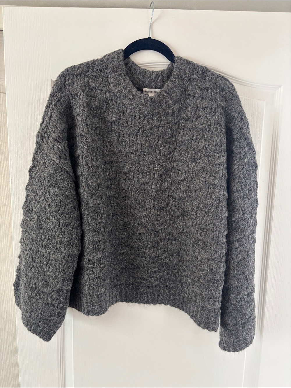 NWT Nordstrom Grey Dark Charcoal Heather Sweater SZ XXL